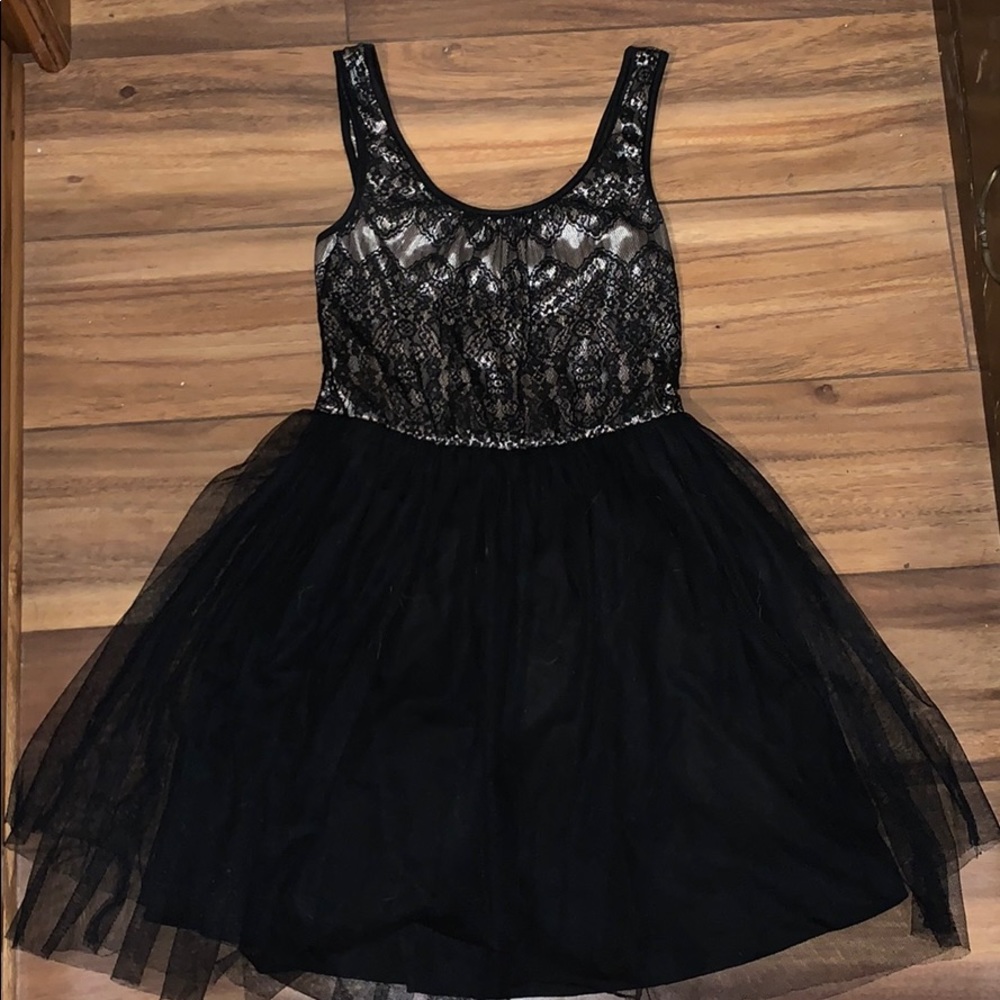 Lace tulle dress